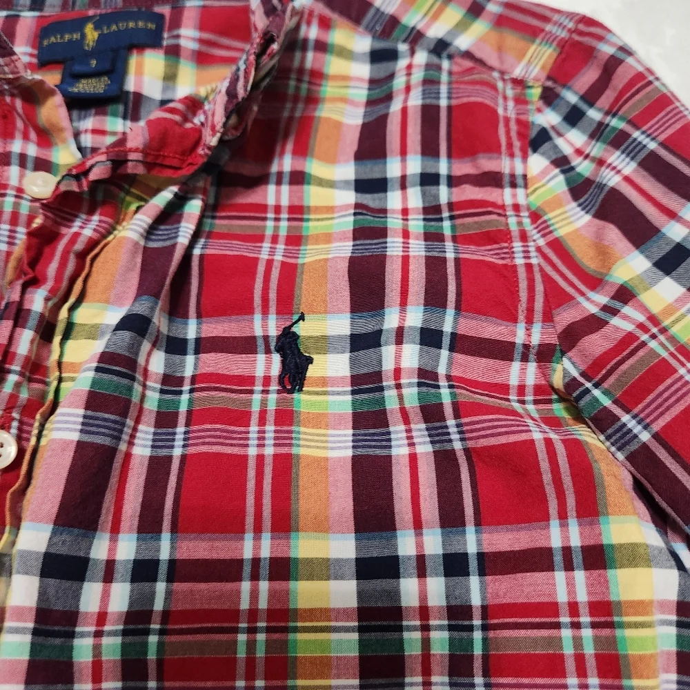 Ralph Lauren Polo Plaid Button Down Shirt